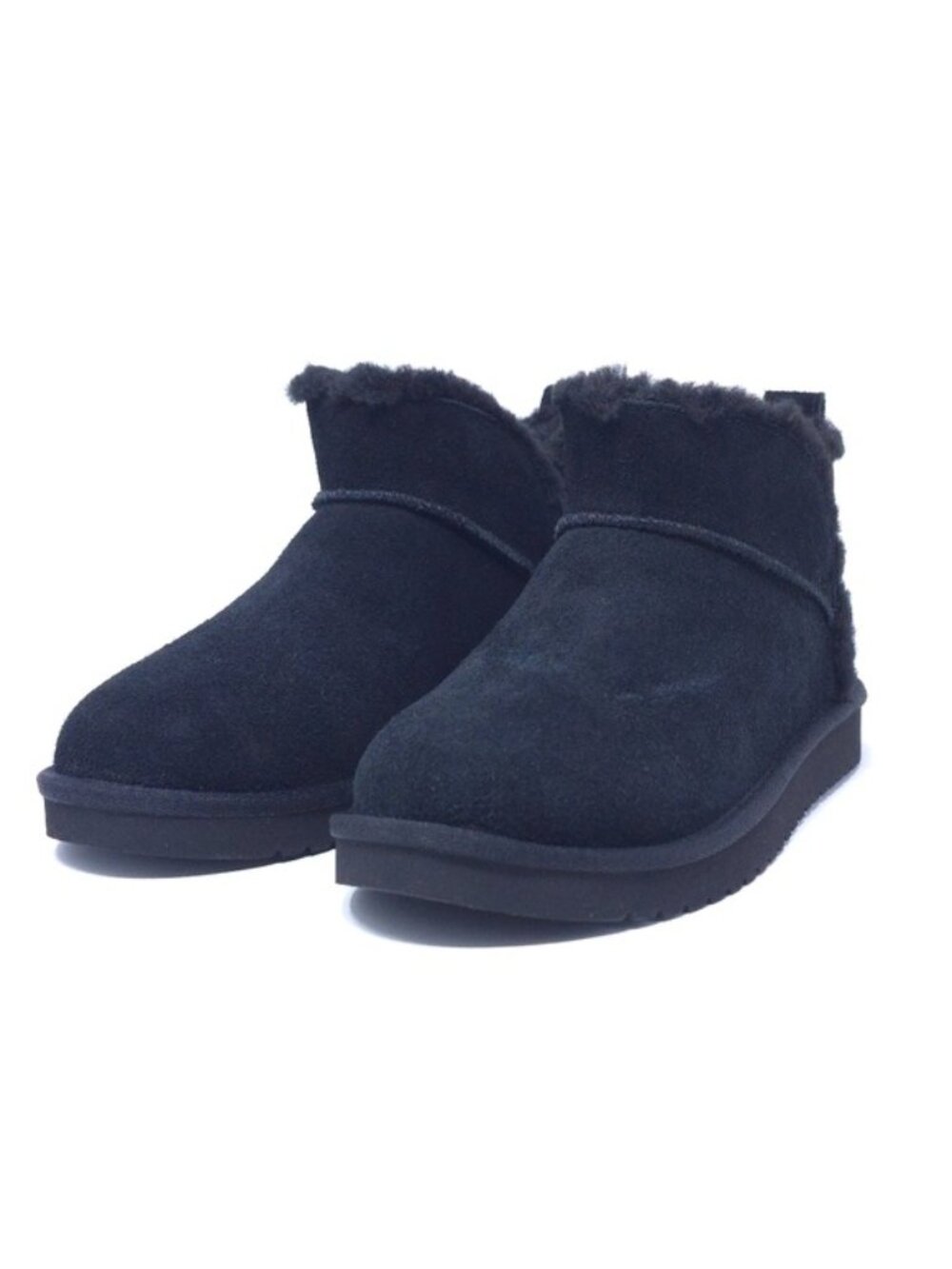Koolaburra By UGG Koola Ultra Mini Boots, Black Suede,Size 8
